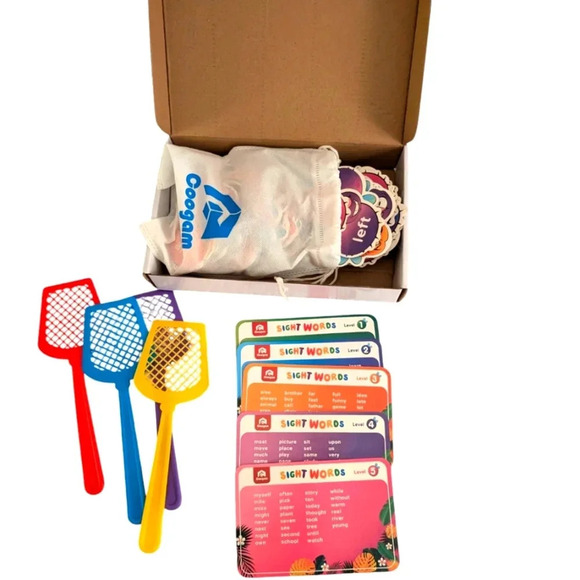 Coogam Sight Words Swat Game with 400 Fry Site Words Age 5+ - Picture 4 of 4